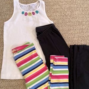 Girls tank/leggings bundle